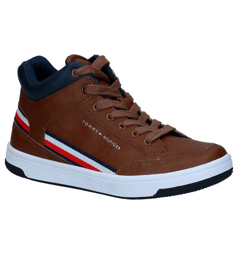 Tommy Hilfiger Chaussures hautes en Cognac en simili cuir (295395)