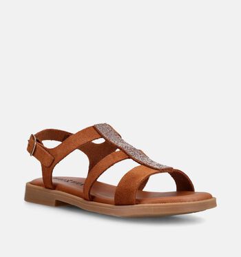 Milo & Mila Sandales Cognac