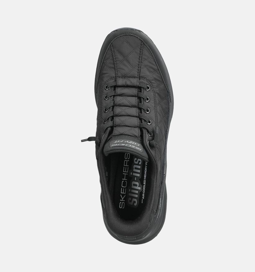 Skechers Contour Foam Cozy Fit Slip-ins en Noir pour hommes (376901) - pour semelles orthop&eacute;diques