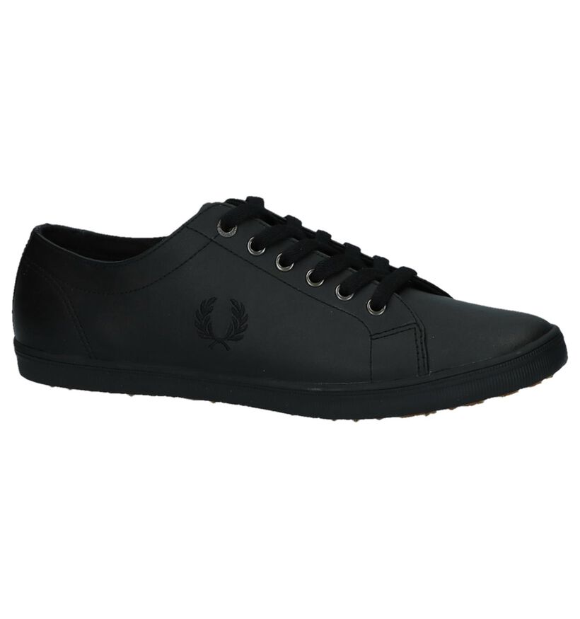 Fred Perry Chaussures basses en Noir en cuir (240419)