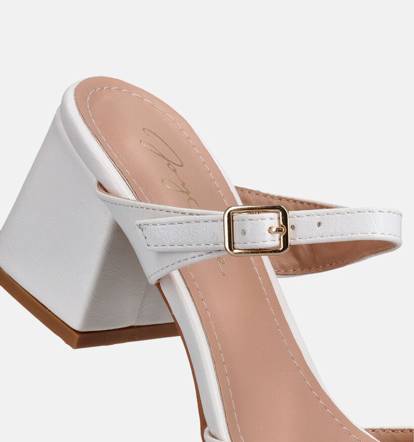 Joyce x me Witte Slippers met hak voor dames (373223)