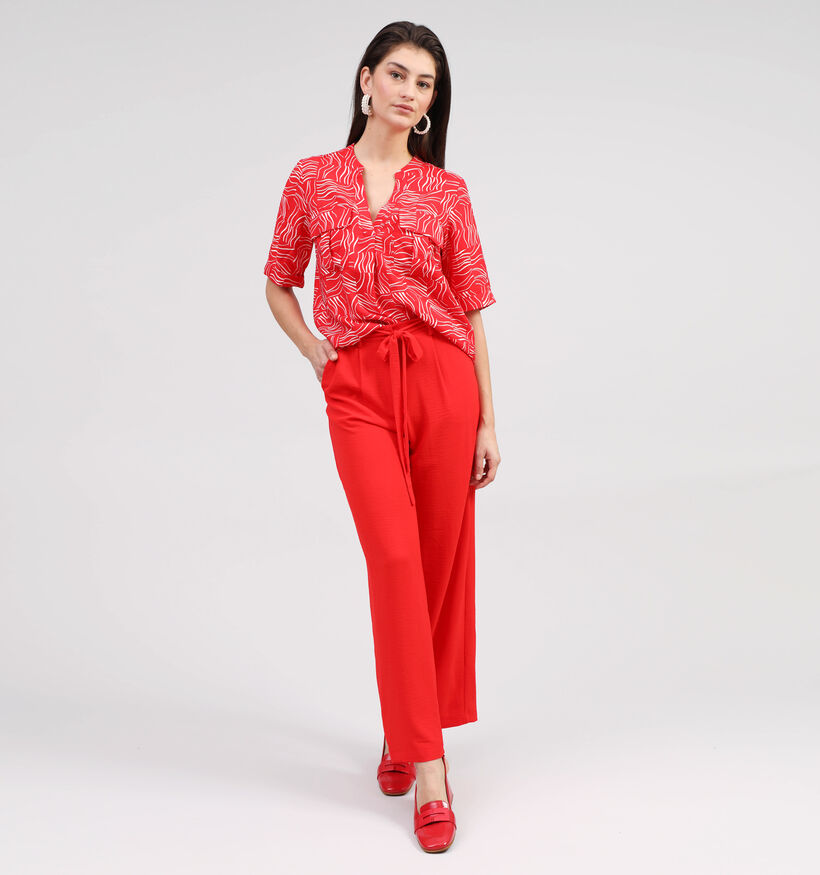 Vero Moda Betsy Blouse en Rouge pour femmes (353166)