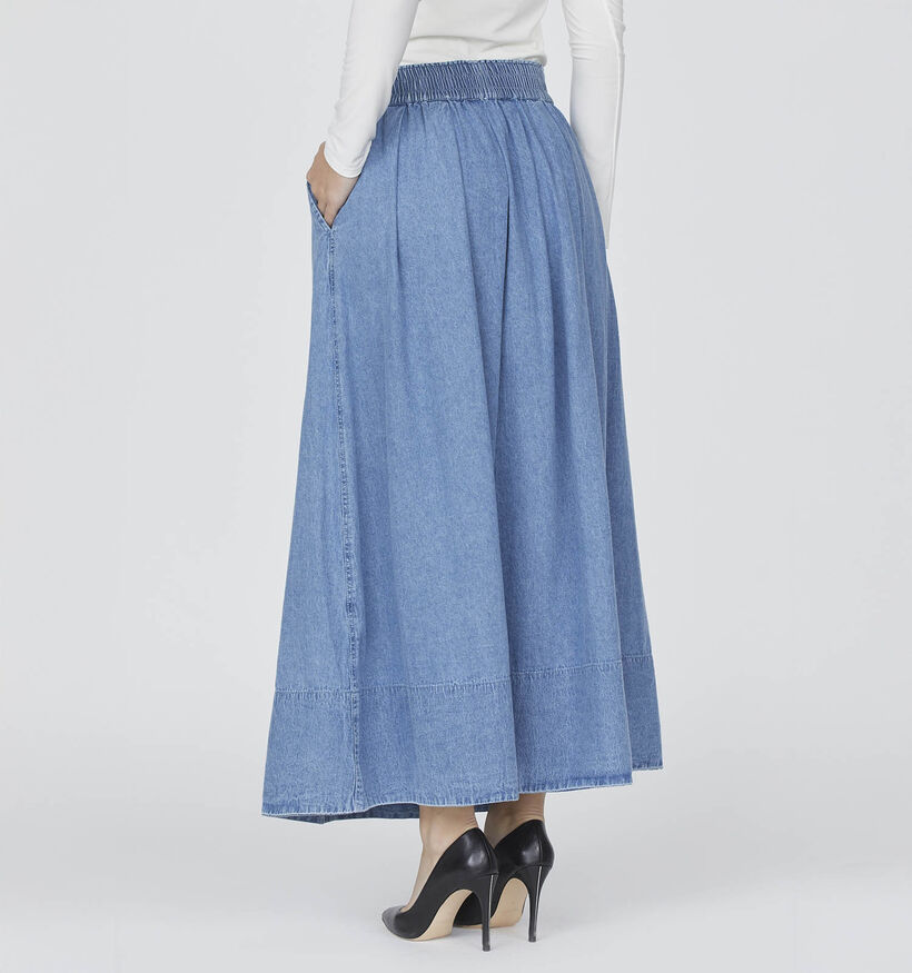 Sisters Point Usla Jupe mi-longue en Bleu pour femmes (374888)