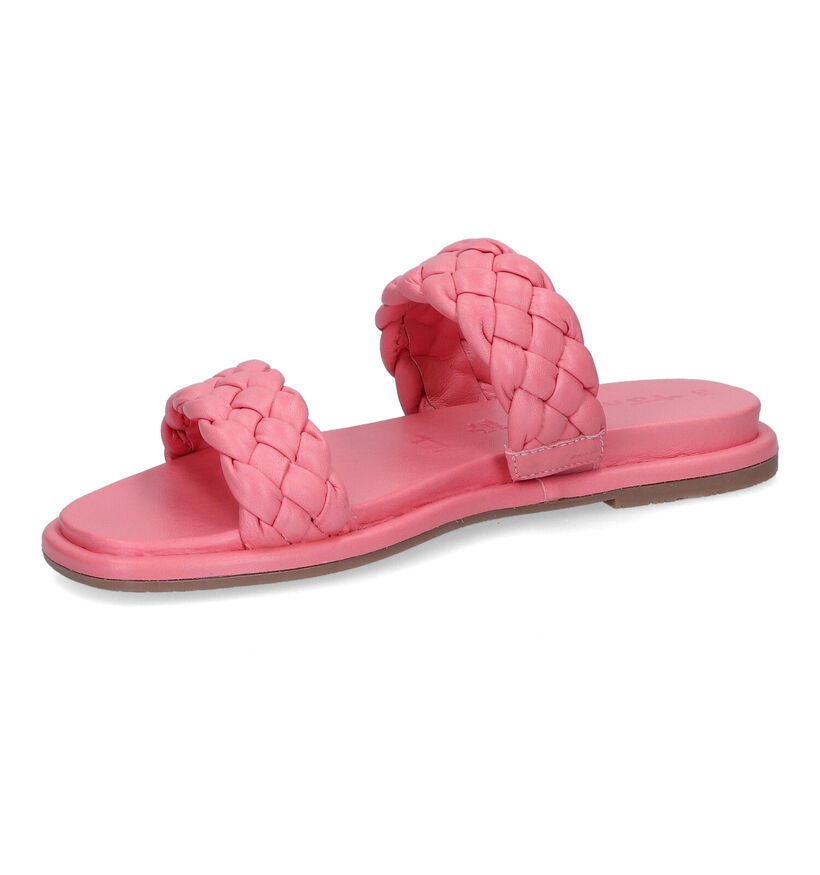 Tamaris Nu-pieds plates en Rose pour femmes (307550)