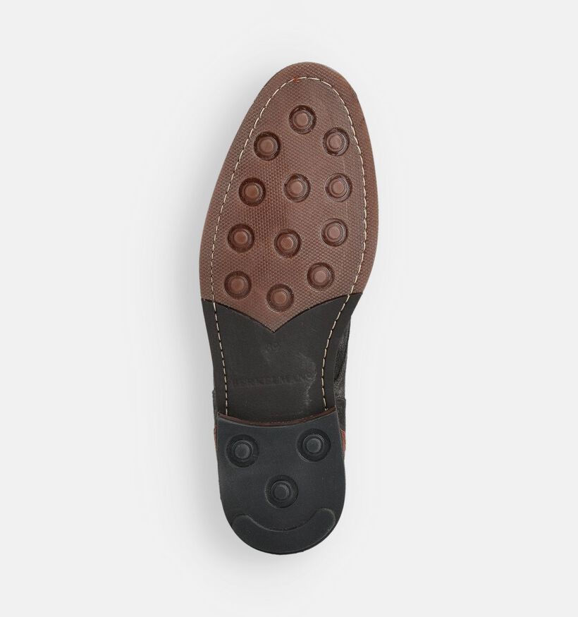 Berkelmans Silesia Chaussures classiques en Gris pour hommes (363156) - pour semelles orthopédiques