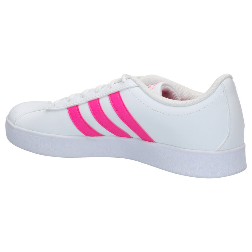 adidas VL Court Witte Sneakers in kunstleer (264859)
