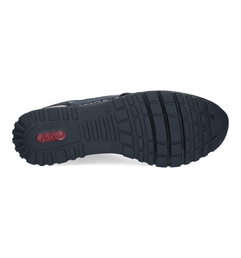 Rieker Zwarte Sneakers voor dames (312355) - geschikt voor steunzolen