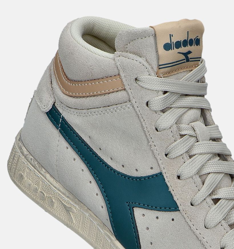 Diadora Game L High Suede Waxed Beige Sneakers voor dames (344881)