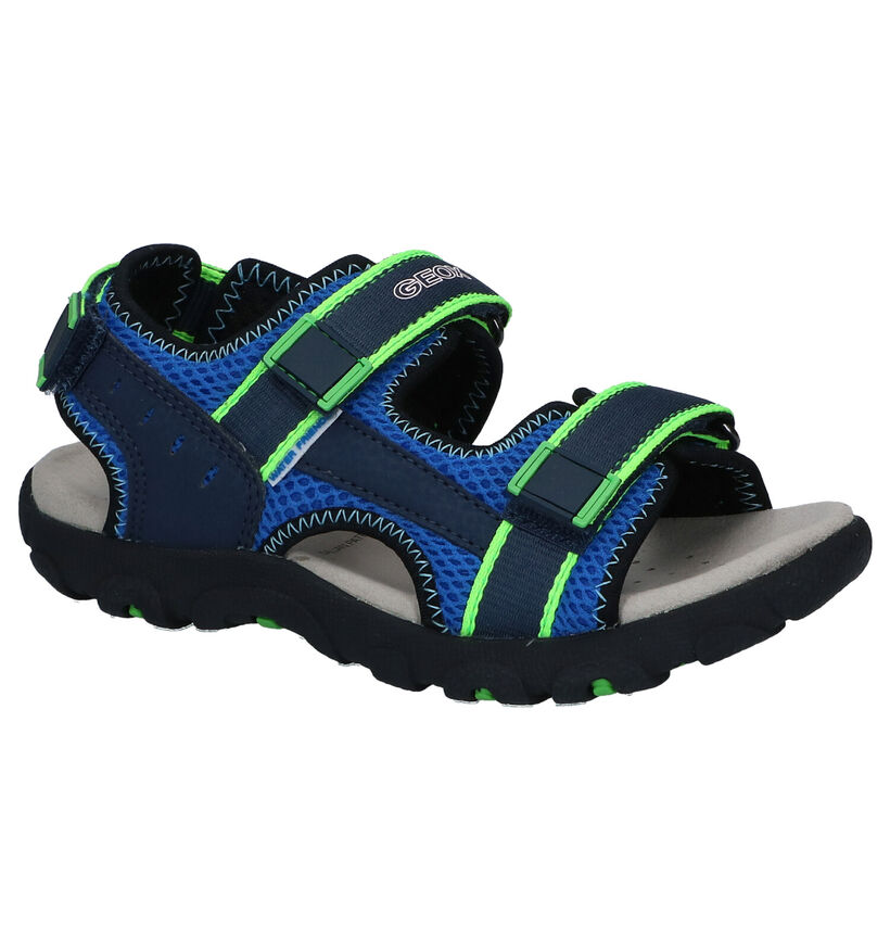 Geox Strada Blauwe Sandalen in kunstleer (286961)