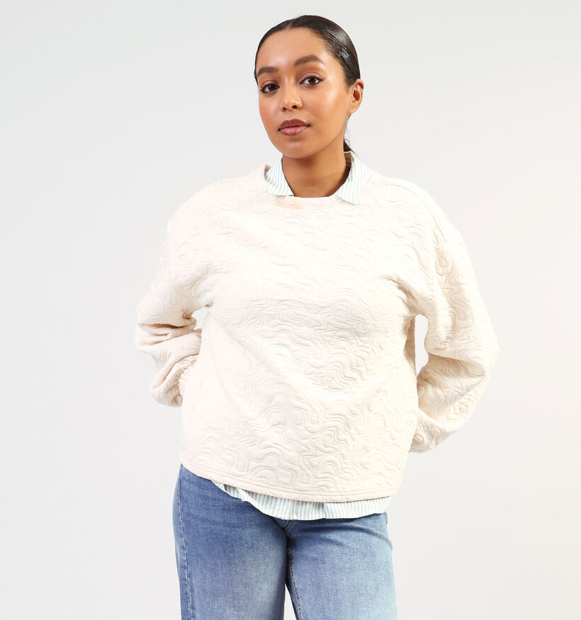 Vero Moda Jade Pull en Beige pour femmes (352150)