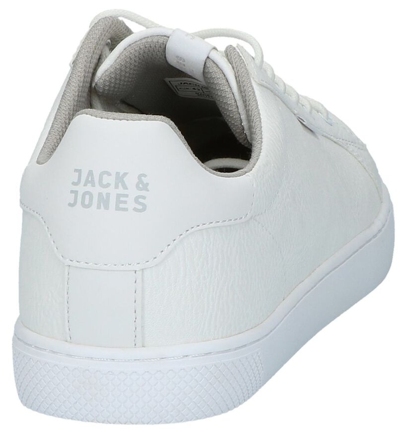 Jack & Jones Trent PU Witte Sneakers in kunstleer (269094)