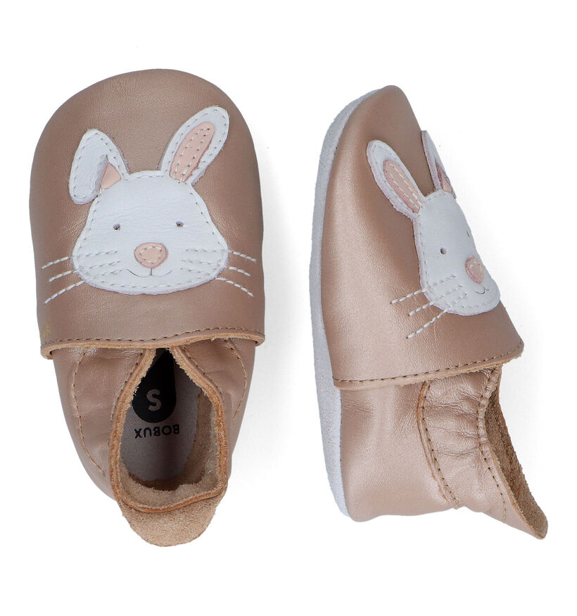 Bobux Rabbit Chaussons pour bébé en Or pour filles (294788)