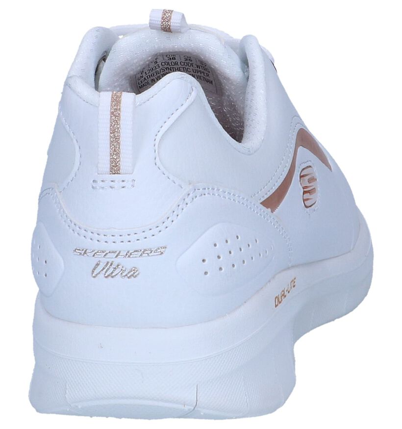 Skechers Synergy Baskets en Blanc en cuir (291970)