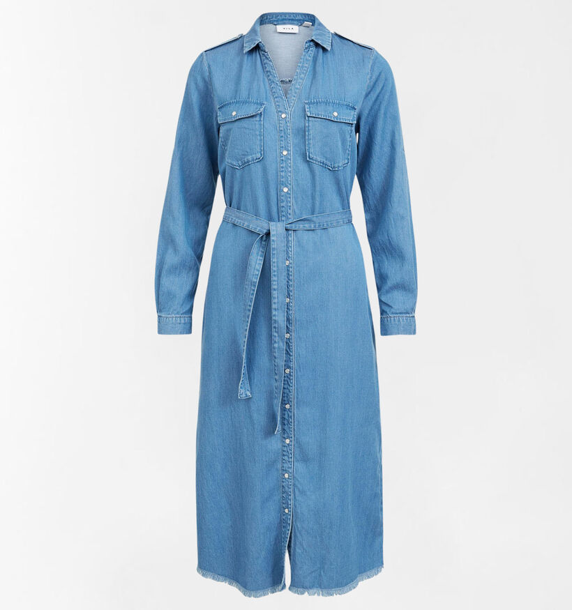 Vila Soramis Robe chemise en Bleu (311730)