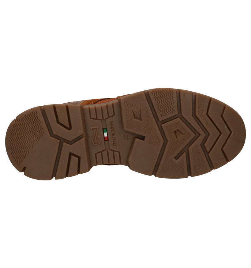 NeroGiardini Cognac Sneakers in leer (262497)