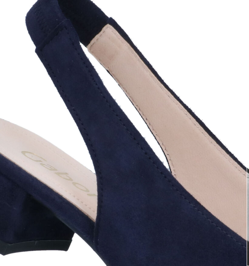 Gabor Escarpins slingback en Bleu pour femmes (323198)