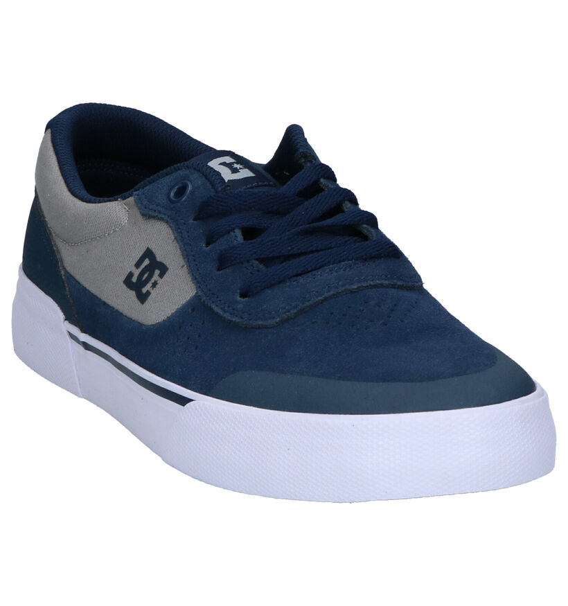 DC Shoes Switch Plus Chaussures de Skate en Bleu en textile (254817)