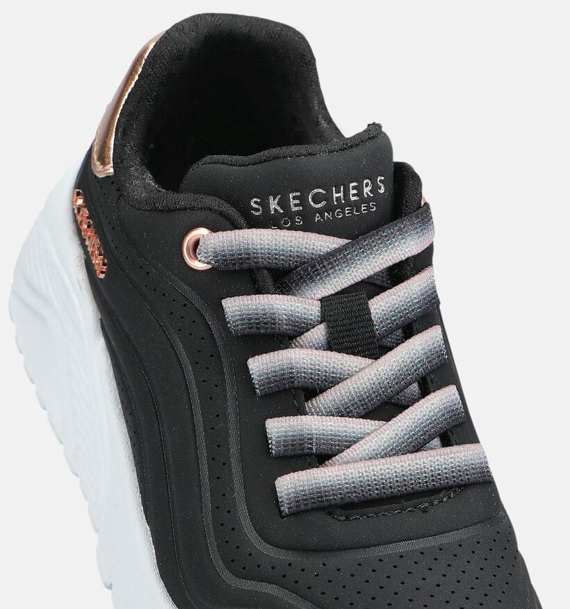Skechers Uno Lite Baskets basses en Noir pour gar&ccedil;ons, filles (376834)