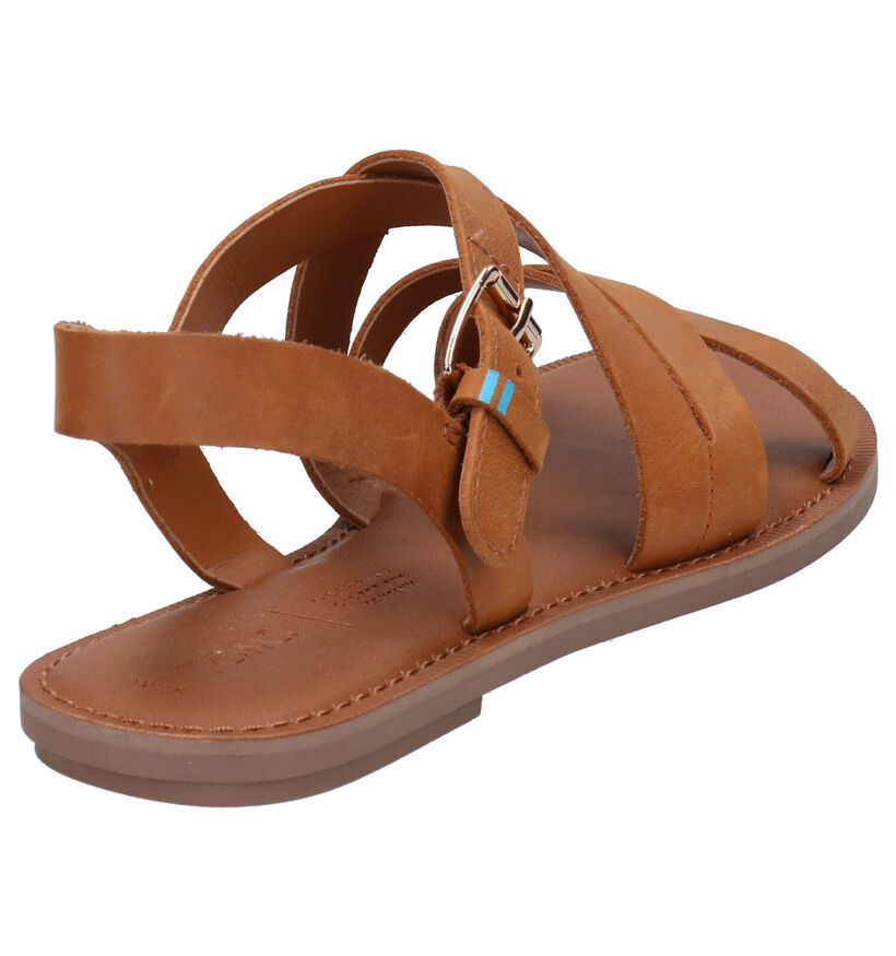 Toms Sicily Cognac Sandalen in leer (288341)