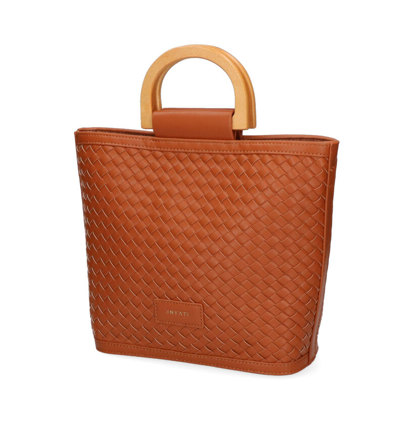 Inyati Demi Sac à main en Cognac en simili cuir (309786)