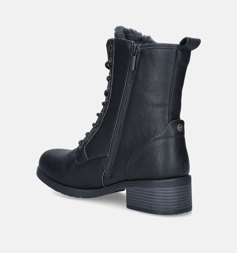 Mustang Boots à lacets en Noir pour femmes (345426)