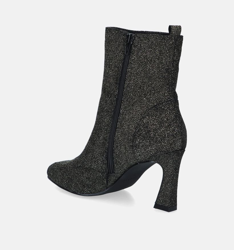 Crinkles Bottines à talons en Or pour femmes (348022)