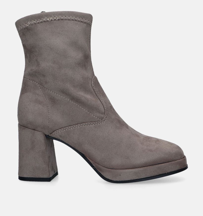 Tamaris Bottines à talons en Taupe pour femmes (330521)