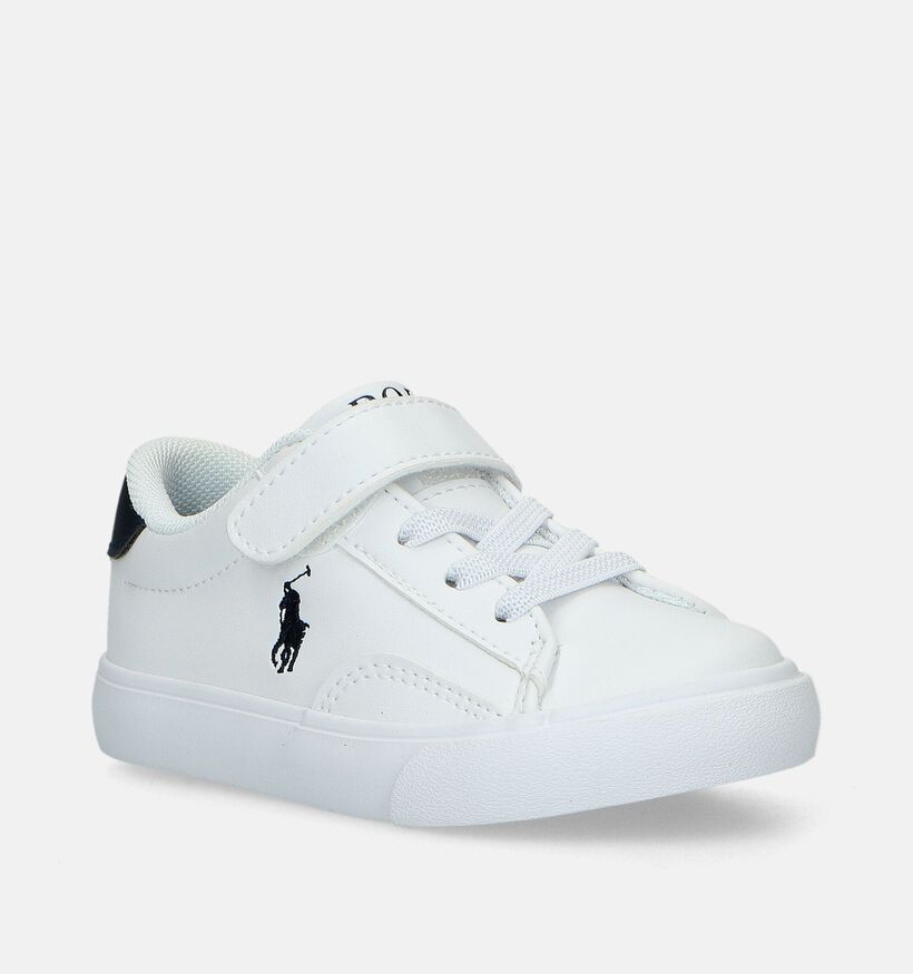 Polo Ralph Lauren Theron Chaussures en Blanc pour garçons (336505)