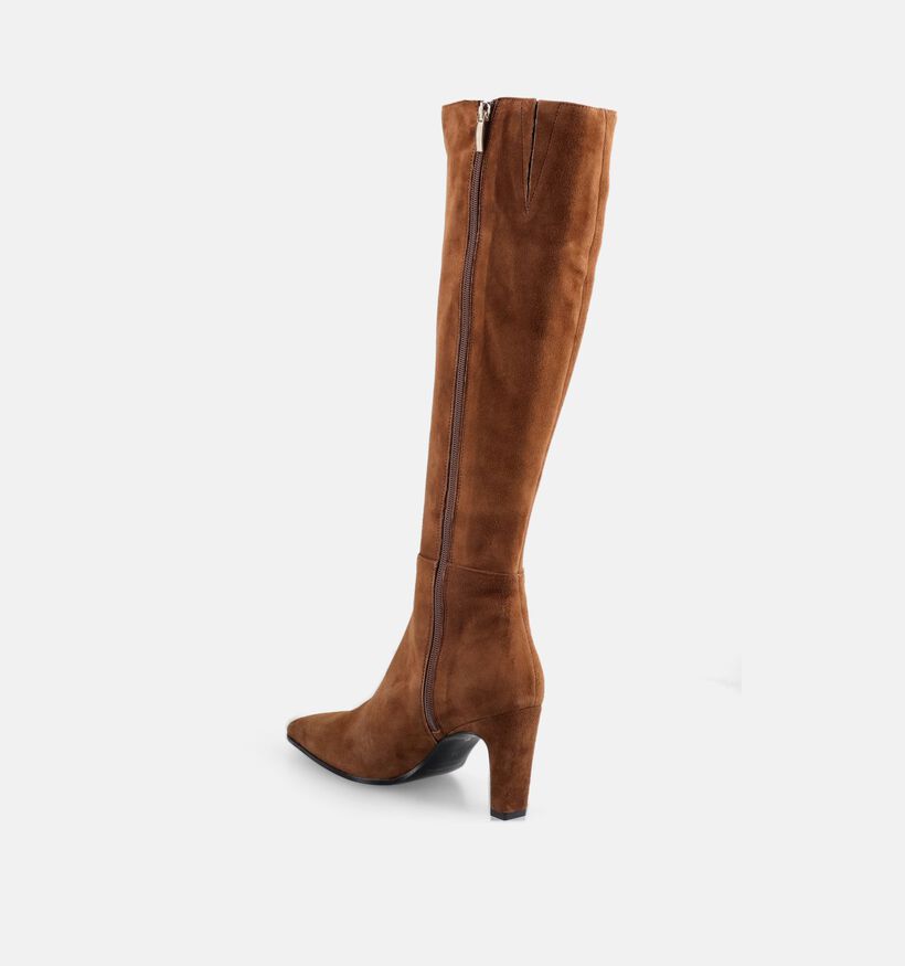 Laurent David Bottes hautes en Marron pour femmes (381277)