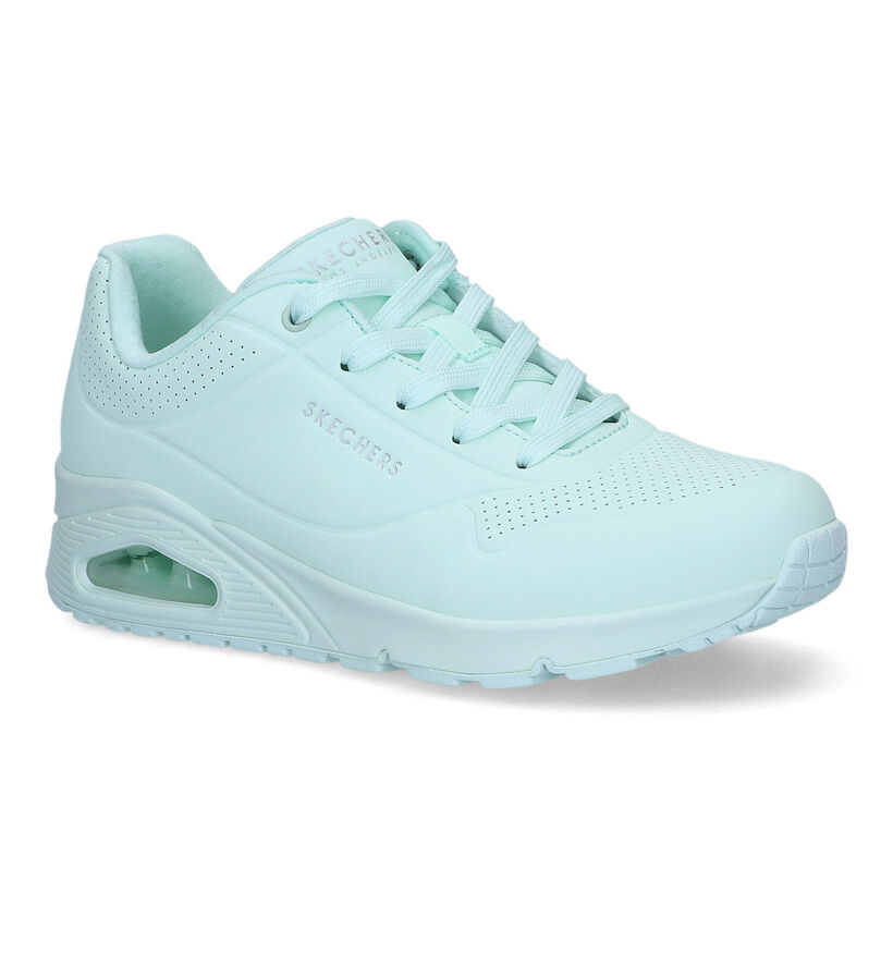 Skechers Uno Frosty Kicks Baskets en Mauve pour femmes (334206) - pour semelles orthopédiques