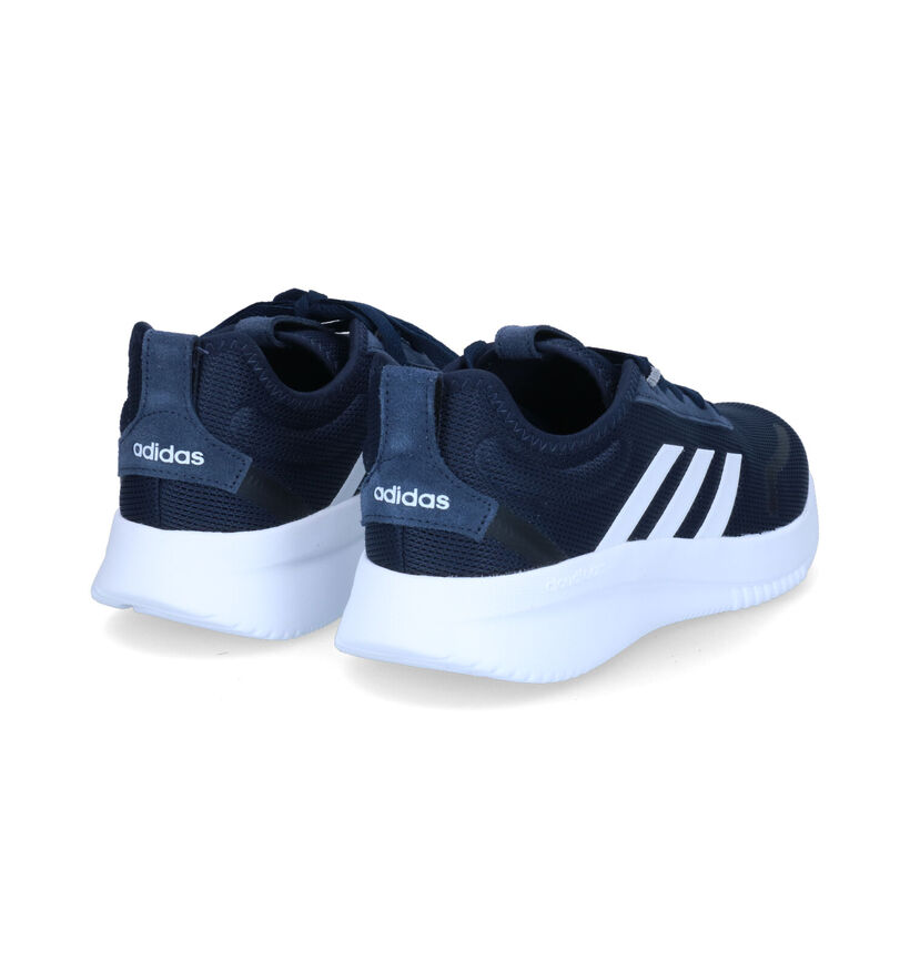 adidas Lite Racer Baskets en Bleu en textile (302034)