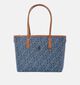 Tommy Hilfiger Monoplay Leather Mini Tote Blauwe Shopper voor dames (352875)