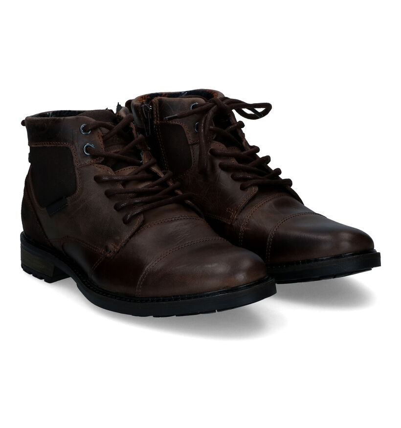 Bullboxer Boots à lacets en Marron pour hommes (313080)