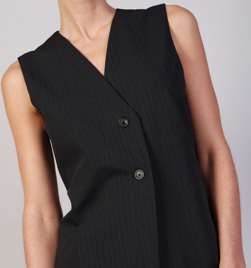 Desires Laina Zwarte Mouwloze Blazer voor dames (365833)