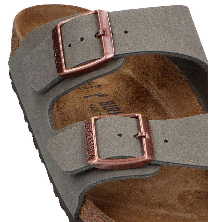 Birkenstock Arizona Zwarte Slippers voor heren (213368)