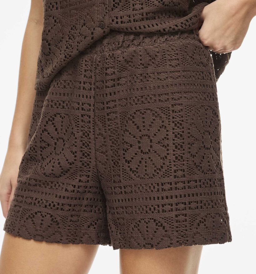 Vila Merinda Short en Brun pour femmes (374287)