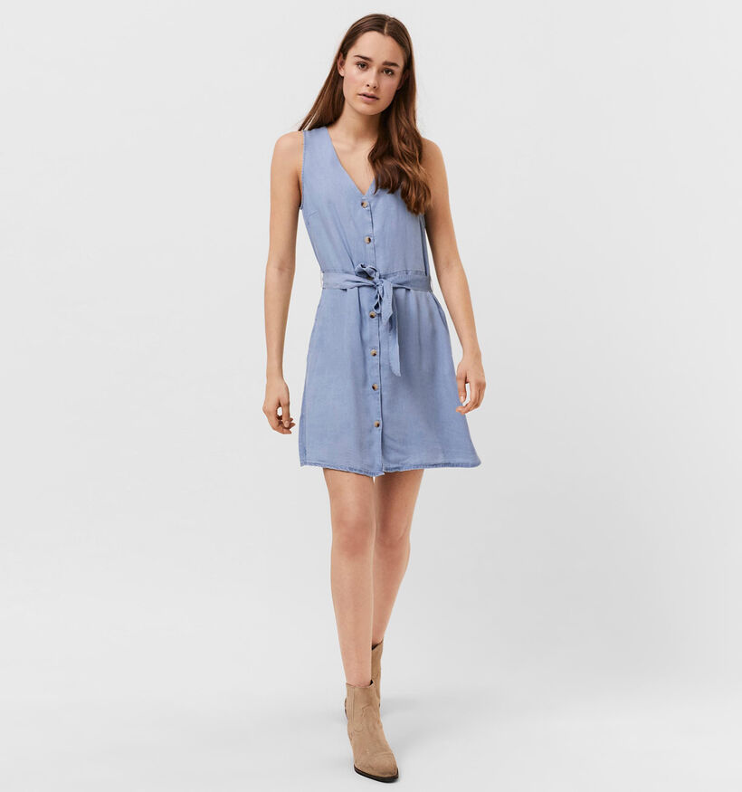 Vero Moda Viviana Blauw Kleed (311913)