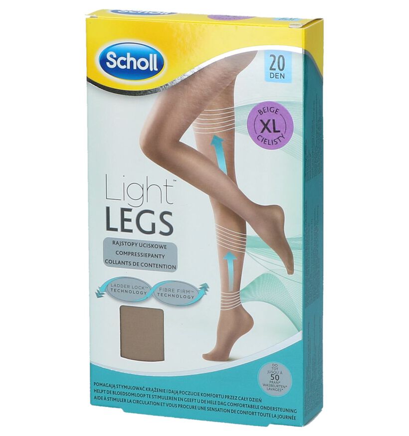 Maat XL Beige Panty Scholl Light Legs 20 DEN, Beige, pdp