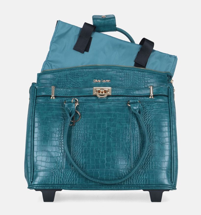 Olivia Lauren Manon Sac à roulettes en Turquoise pour femmes (333974)