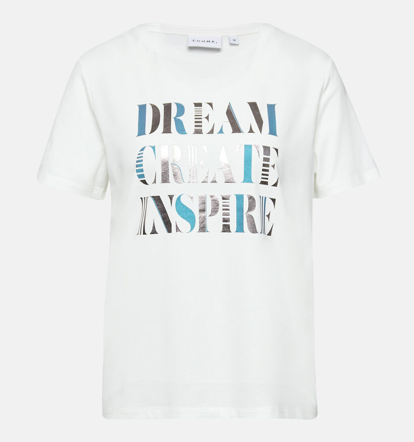 comma Witte T-shirt voor dames (364454)