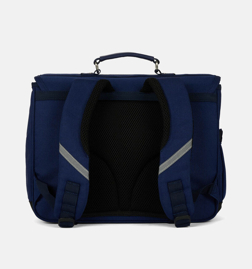 Caramel & cie Mappemonde Blauwe Boekentas voor jongens (369724)