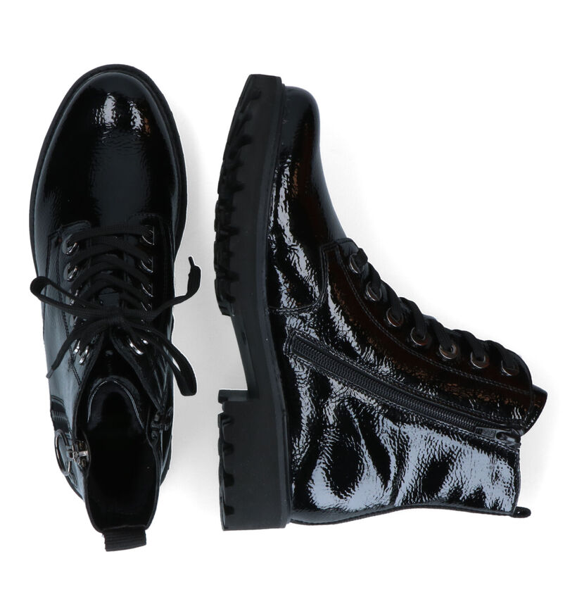 Remonte Witte Veterboots voor dames (312338) - geschikt voor steunzolen