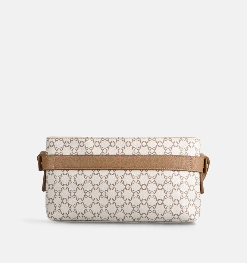 NeroGiardini Lichtbeige/Cognac Crossbodytas voor dames (370621)