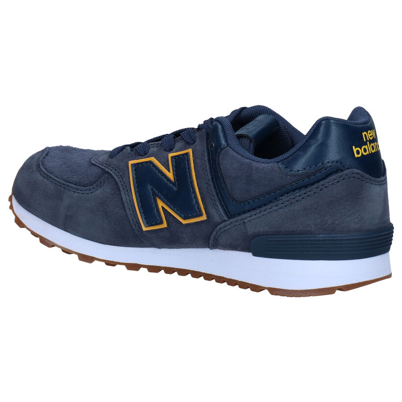 New Balance GC574 Blauwe Sneakers in daim (276823)