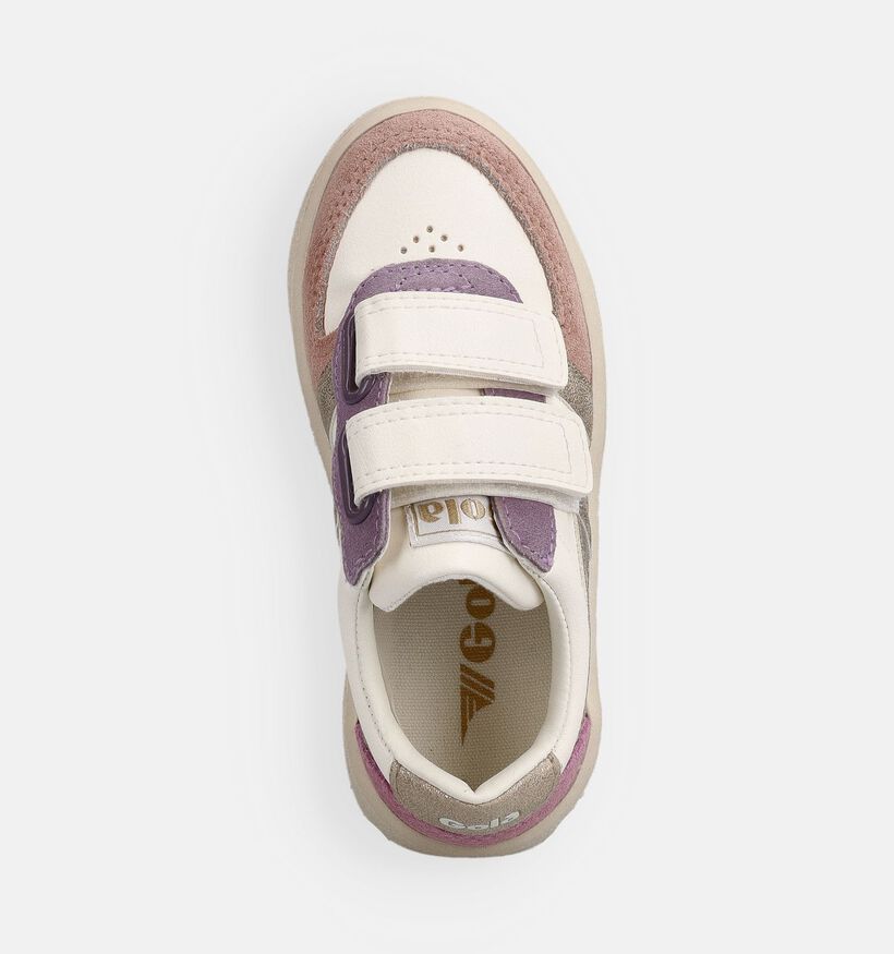 Gola Grandslam Quadrant Witte Schoenen voor meisjes (368593) - geschikt voor steunzolen