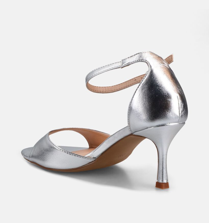 Joyce x Me Sandales &agrave; talons en Argent pour femmes (373222)