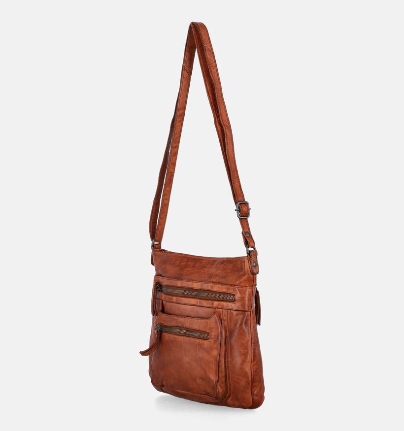 Bear Design Cognac Crossbody tas voor dames (358879)