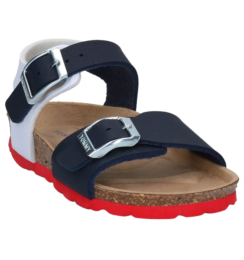 Tommy Hilfiger Sandales en Bleu foncé en simili cuir (285674)