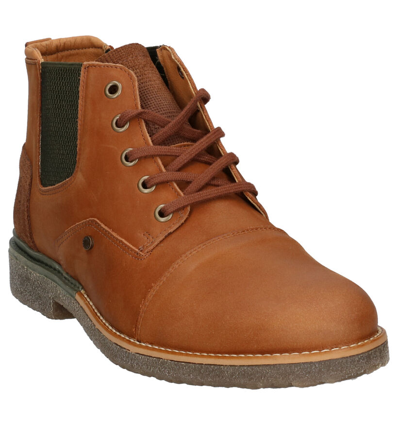 Bullboxer Chaussures hautes en Cognac en nubuck (263560)