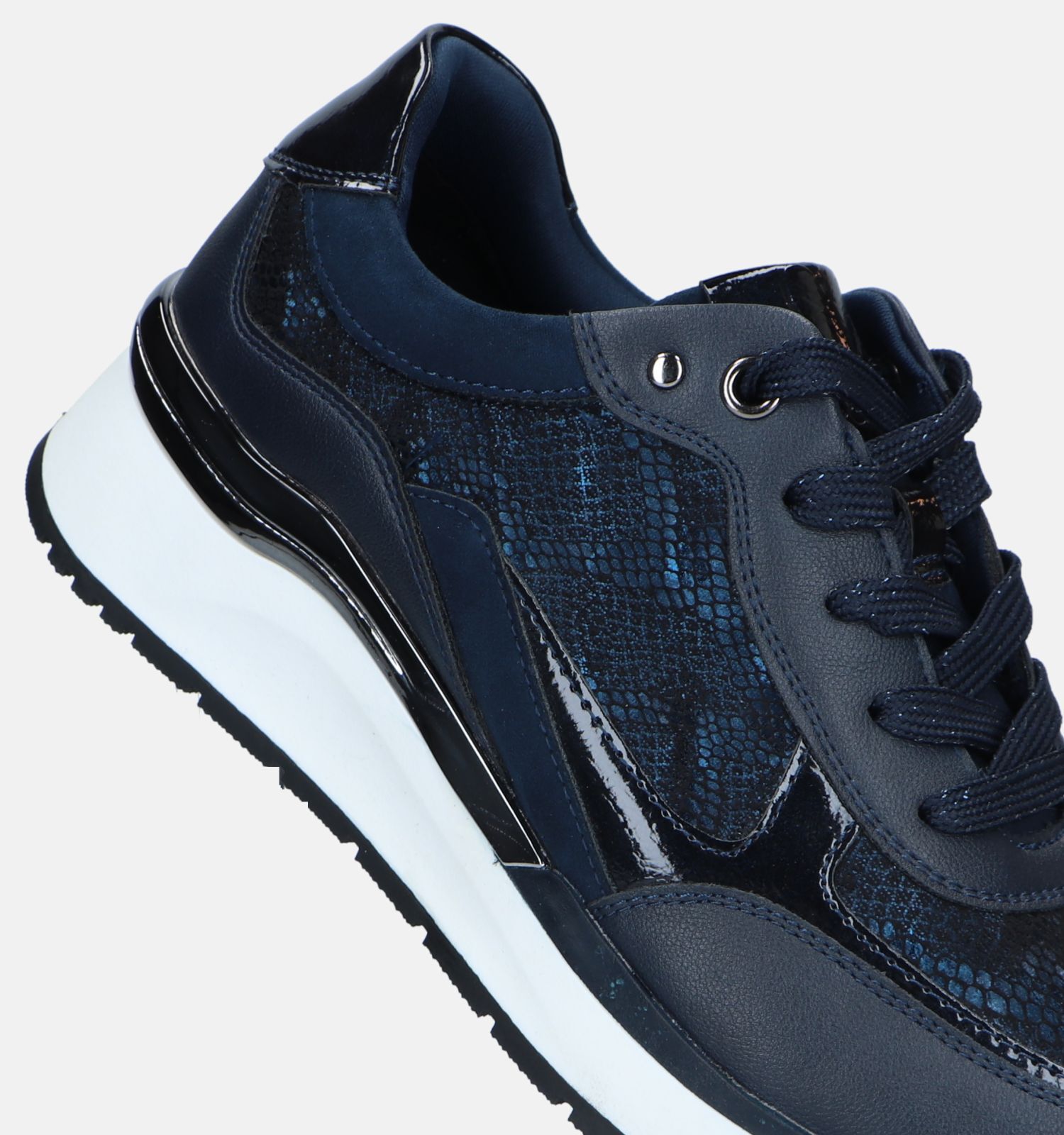 Marco Tozzi Blauwe Sneakers Dames Sneakers Online op TORFS.BE